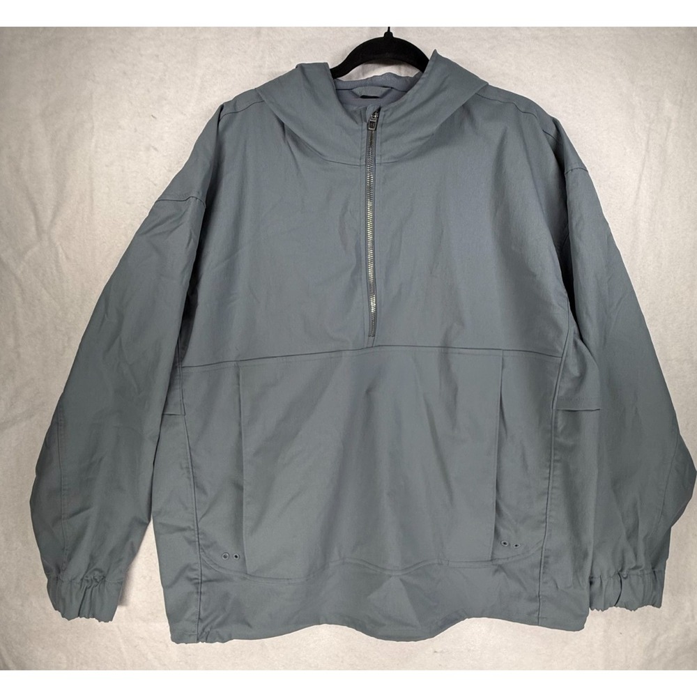 Lululemon Smooth Twill Half-Zip Anorak Belgian Blue Mens L LM3EZOS